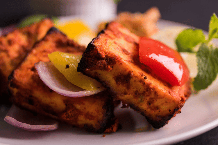 Tandoori paneer tikka